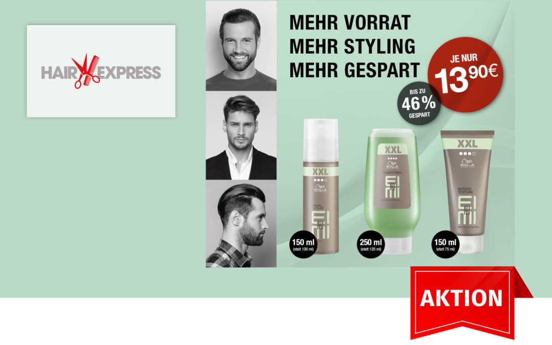 HairExpress – Bis zu 46% sparen