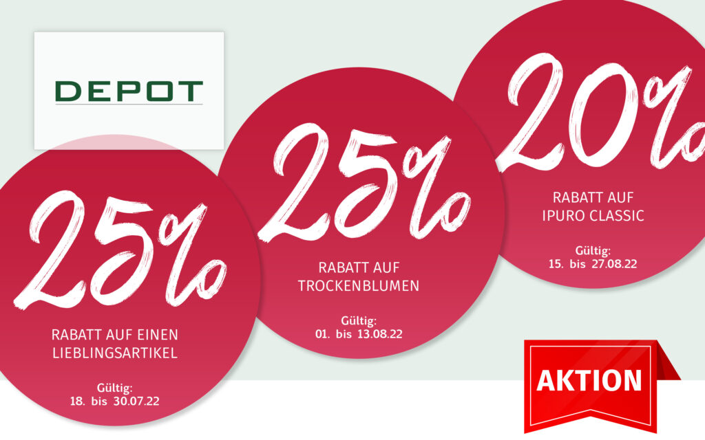 Prozente bei Depot