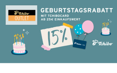 Geburtsagsrabatt & Gewinnspielverlosung