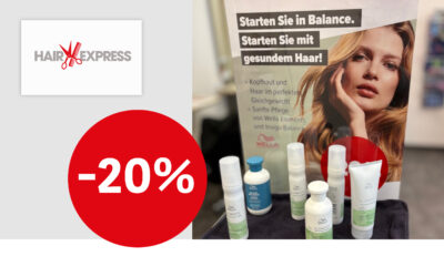 HAIR EXPRESS – 20 % sparen
