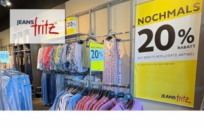 Nochmals 20 % Rabatt