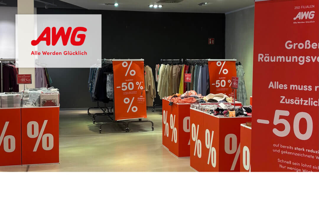 Räumungsverkauf bei AWG