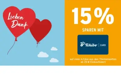 Tchibo sagt Danke