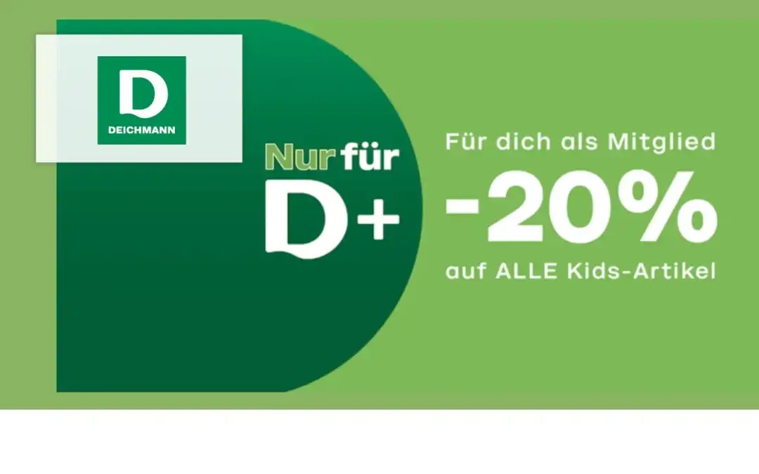 20 % auf das Kinder-Sortiment