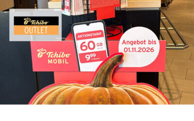 Tchibo Mobil: 60 GB für 9,99 Euro